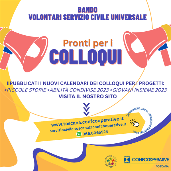 CALENDARI DEI COLLOQUI SCU2023!